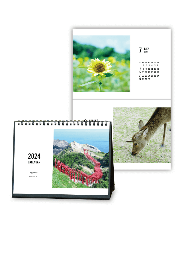 MONO Calendar -white- 2024p