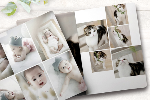 It's equipped with a layout-change function which is popular for photo books.