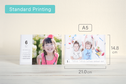 product photo(Stand Up Desk Calendar (Card, with holder stand display))