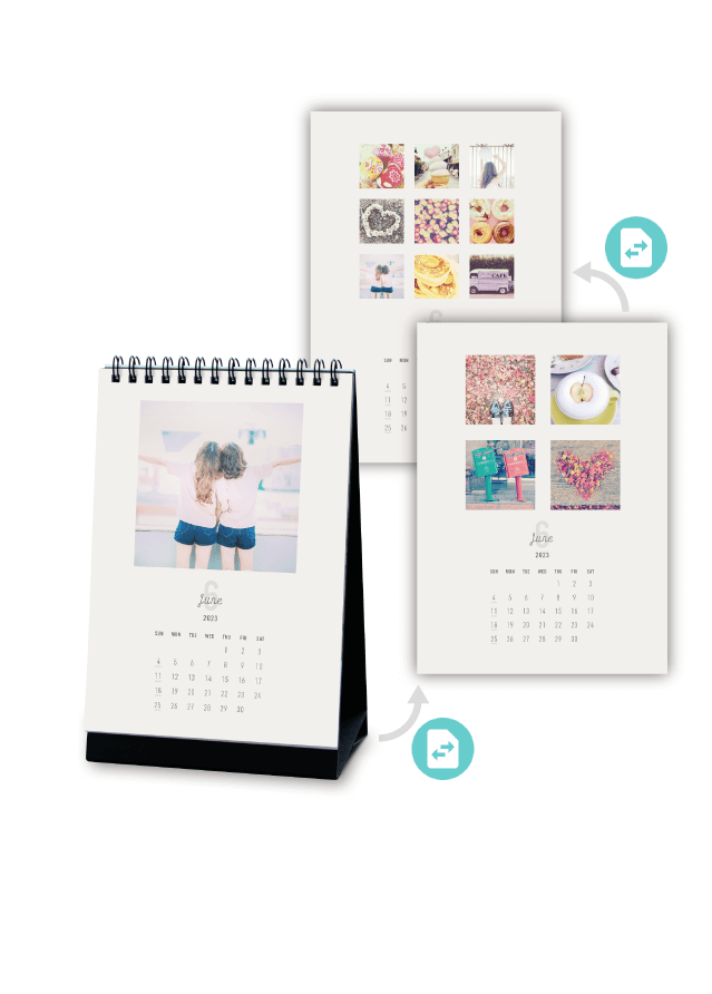 Calendar「Vertical_DeskCalendar_square_2023」