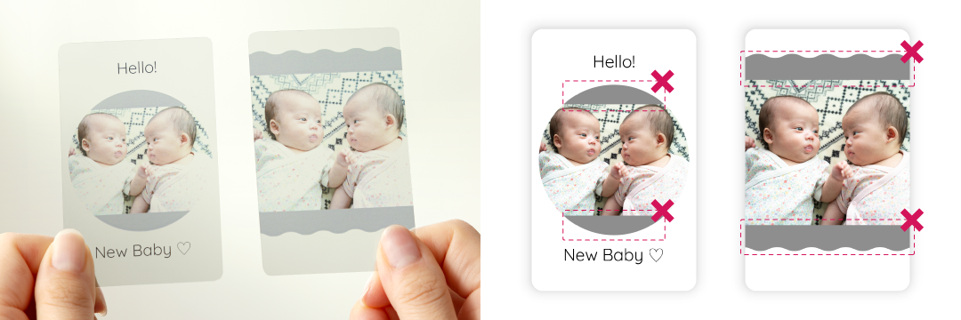 マグカップ用の昇華転写印刷で、写真やイラストをマグカップ1周に印刷することができます