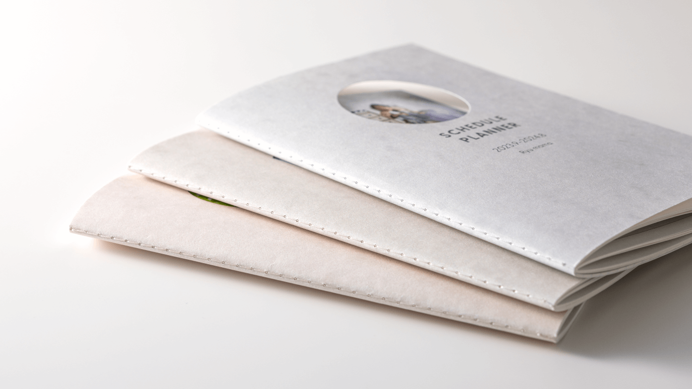 MYカスタム手帳は、糸綴じ製本は、バラバラになりにくく、耐久性のある仕上がり
