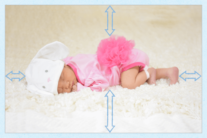Tips for making a great Premium photo board -Baby- 2.Choose a photo with enough blank space.