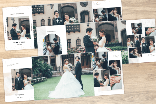 プレミアムボード-Wedding-は、おしゃれなテンプレート