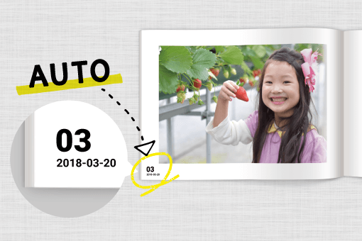 Input photo date automatically