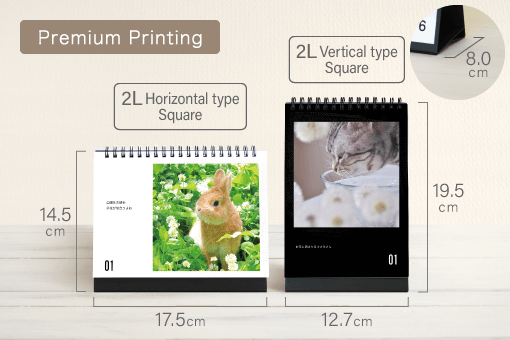 product photo(Page-a-day Calendar) (Square Vertical/Horizontal)